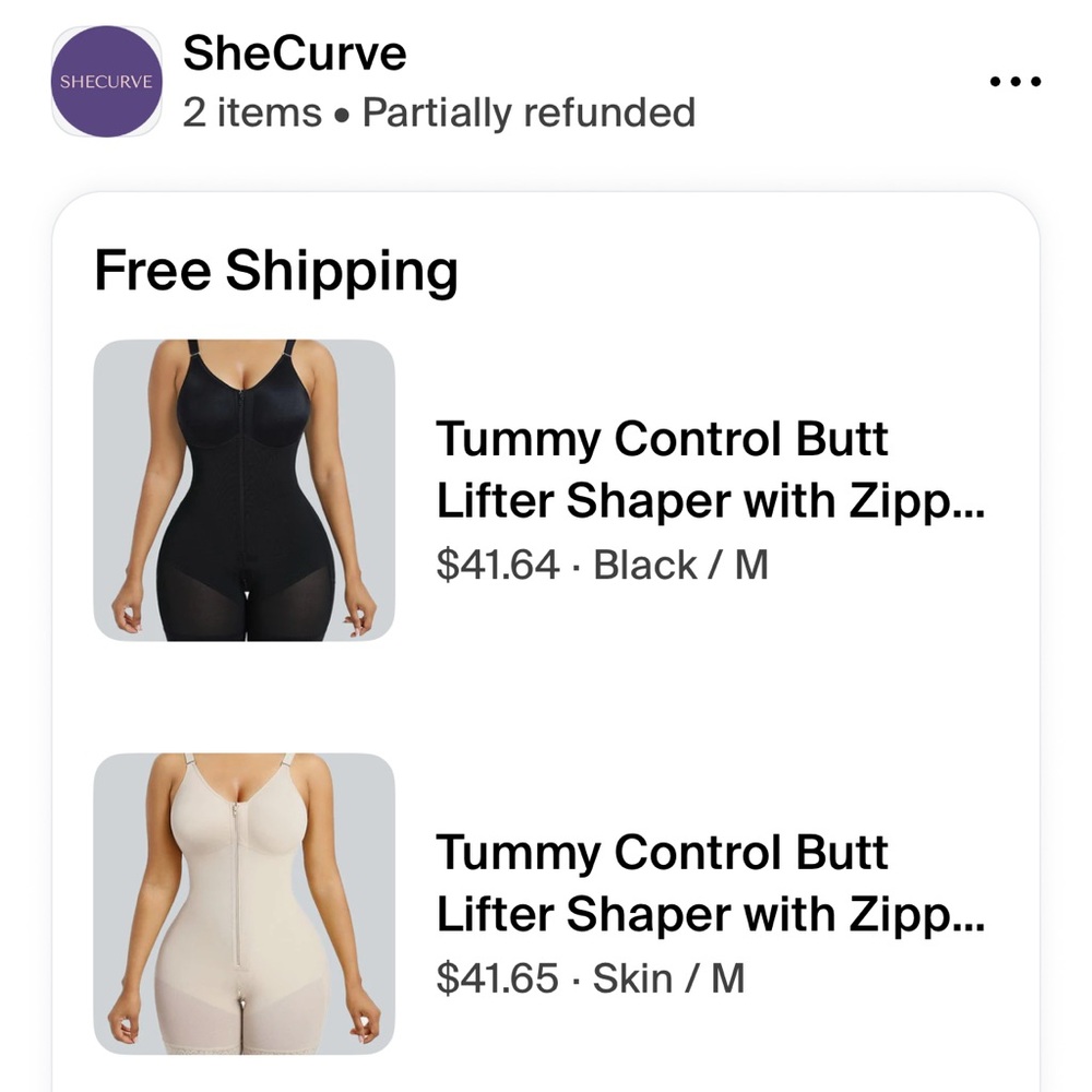 Black Shapewear Bodysuit with Tummy Control and Butt Lifter